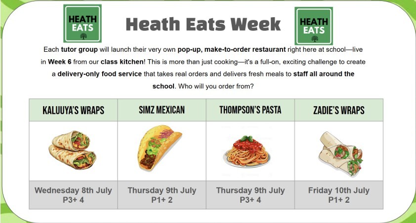 Heath eats week